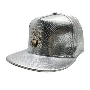 8-Leather-Silver / M（56-58cm）