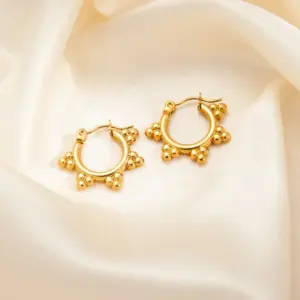 Round Irregular Earrings