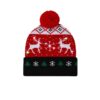 Wholesale Foreign Trade Cross-Border Hot-Selling Led Christmas Hats, Luminous Christmas Decoration Woolen Hats, Lanterns, Party Knitted Hats
