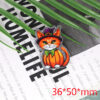Wholesale New loose powder cartoon tiger cat rainbow bag accessories acrylic cute DIY patch accessories