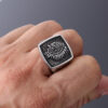 Wholesale European and American Hip Hop Jewelry Wholesale 2021 New Indian Totem Ring Retro Stainless Steel Men's Ring