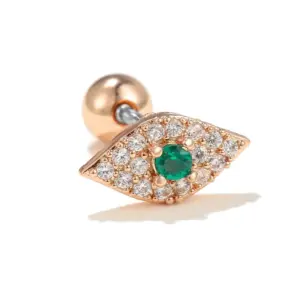 Egd0481 Green / Rose Gold