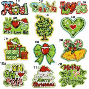 Cartoon Christmas Patchwork Set (12 Pieces)