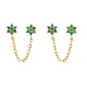 Lvzuan Double Ear Piercings 1 Pair