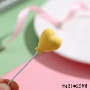 A yellow love balloon