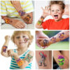 Wholesale Cross-border New Halloween Tattoo Stickers Waterproof Party Party Gifts Funny Fun Face Stickers Cross-border