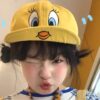 Wholesale South Korea Cui Di Cui Er overturned duck tongue hat cute little yellow duck embroidered Cui Di baseball cap