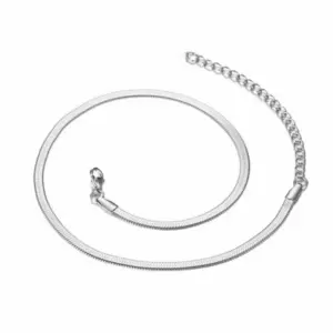 Silver Necklace (Chain Length 36 + 9cm)