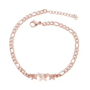 3 Butterflies (Rose Gold)
