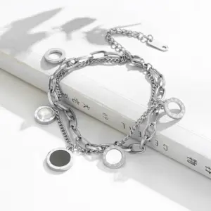 【XKB0147】Rome Bracelet / Steel Color