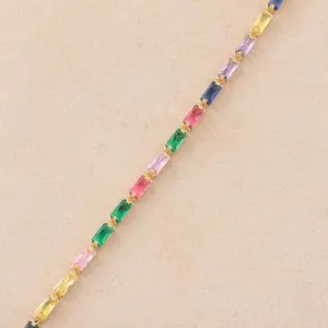 2.5 * 5mm Colorful Crystals-Gold