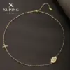 Wholesale 304 Stainless Steel 18K Gold Plated Raw Steel XUPING Simple Style Human Cross Necklace