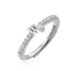 Wholesale Copper 18K Gold Plated IG Style Hip-Hop Simple Style Plating Inlay Constellation Zircon Adjustable Ring