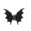 Wholesale Metal Matte Black Bat Clip Funny Hair Clip Girl Simple Half-Tied Back Head Hair Shark Clip Hair Clip