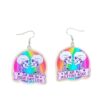 Wholesale Skull Earrings Christmas Nightmare Round Earrings