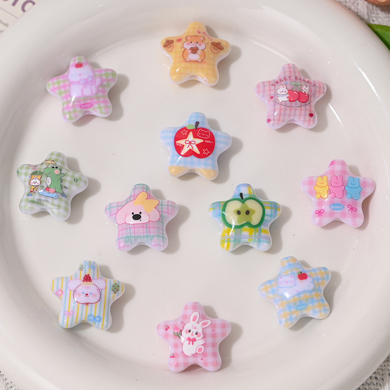 Wholesale Cartoon pentagram ft small animal bead