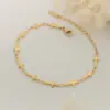 Wholesale PVD Coated Real Gold Plated 18K Gold Geometric 304 Stainless Steel Fashion Waterproof Non Tarnish 304 Stainless Steel Bracelets