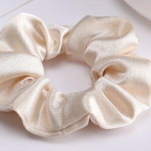 Satin Hair Ring Champagne