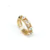 Wholesale Retro Devil's Eye Copper Gold Plated Open Ring 1 Piece