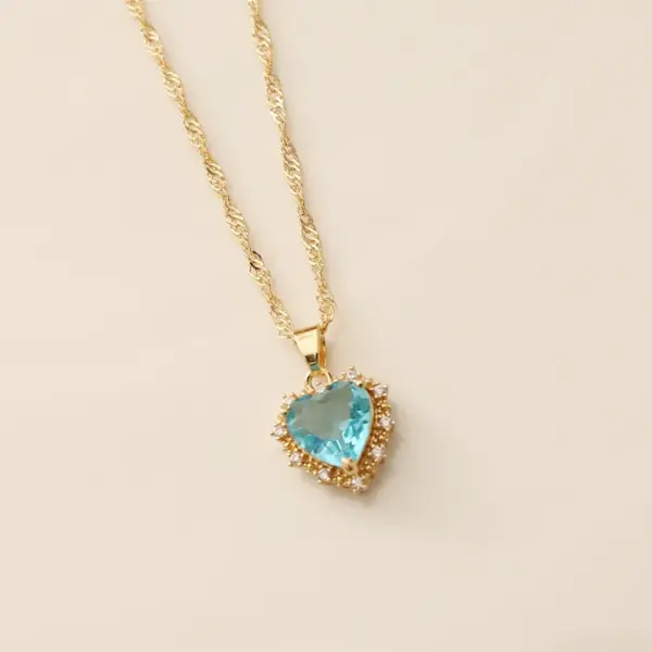 Wholesale Alloy Heart Copper Necklaces