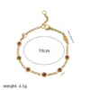 Wholesale Vacuum Plating 18K Gold Plated Birthstone 304 Stainless Steel Elegant Classical Lady 304 Stainless Steel Lobster Trigger Clasp Closure Bracelets