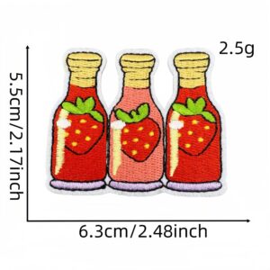Strawberry cloth patch 5#
