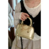 Wholesale Niche design high-end handbag small bag 2025 new champagne gold shell bag fashion shoulder diagonal bag