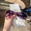 Wholesale Women's Diamond-encrusted Fashion Sunglasses Advanced Sense Shiny Diamond Elegant Sunglasses Shake Tone Live Explosive Glasses