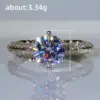 Wholesale Fashion Geometric Copper Inlay Zircon Rings 1 Piece