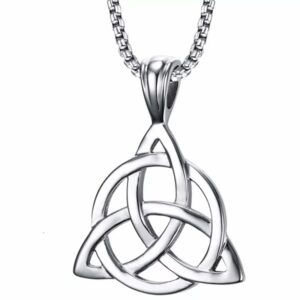 Chinese knot + stainless steel chain