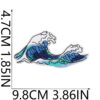 oly-4ce28a1c6f0ce14044b16c8a8b67ff98 Wholesale Xiao Tian Waves Embroidery Cloth Sticker Clothes Decoration Waves Computer Embroidery Chapter Bag Patch Sticker Big Ocean Waves