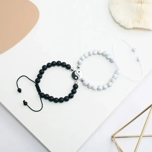 Ethnic Style Geometric Glass Bracelets In Bulk
