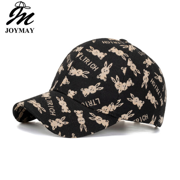Wholesale Cross-border new rabbit creative pattern baseball cap men and women cap plaid fashion hat wholesale B1164
