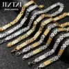 Wholesale Trendy Titanium Steel Necklace Bracelet Set For Men Stainless Steel U-Shape Fashion Jewelry Unisex Gold Plated Quadrilateral Craft