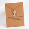 Wholesale Stainless Steel 18K Gold Plated Vintage Style Plating Inlay Bird Rhinestones Zircon Pendant Necklace