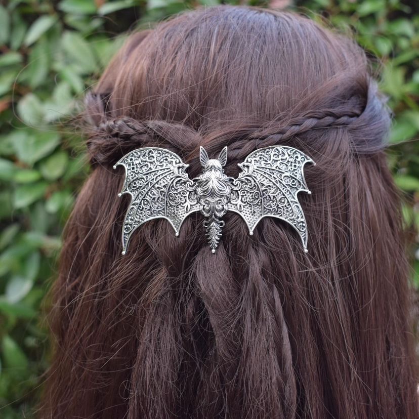 Wholesale Gothic Moth Bat Hair Clip for Women Party Hair Aessories Jewelry