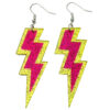 oly-4d152ee2d1546c49784c76370889da7f Wholesale Fluorescent Radio Women's Shiny Glossy Tape Vintage Earrings