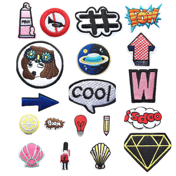 Wholesale Cute rabbit cartoon cloth patch for children's clothes