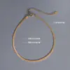 Wholesale PVD Coated Real Gold Plated 18K Gold Geometric 304 Stainless Steel Fashion Waterproof Non Tarnish 304 Stainless Steel Choker