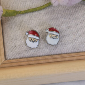 Wholesale Earrings Trend Santa Claus Elk Tree Earrings Set Girls Party Christmas Gift