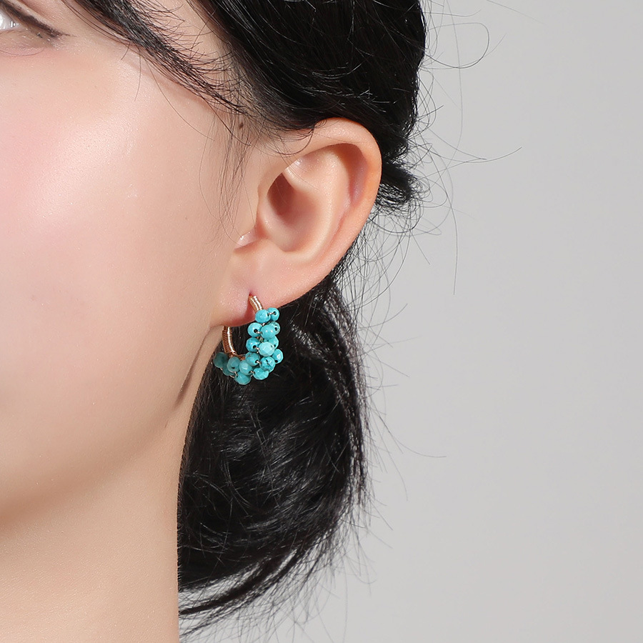 Wholesale Amazonite White Shell Earrings