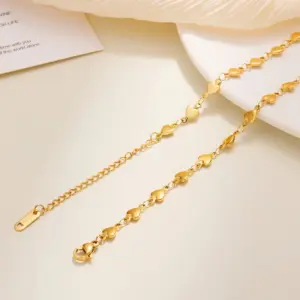 Love Necklace Bracelet / Gold
