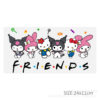 Wholesale Cartoon Kitty Kuromi Melody Series Uv Dtf Transfer Crystal Label Cup Sticker That Can Be Peeled Off and Apply