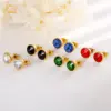 Wholesale PVD Coated 18K Gold Plated Titanium Steel Waterproof Non Tarnish