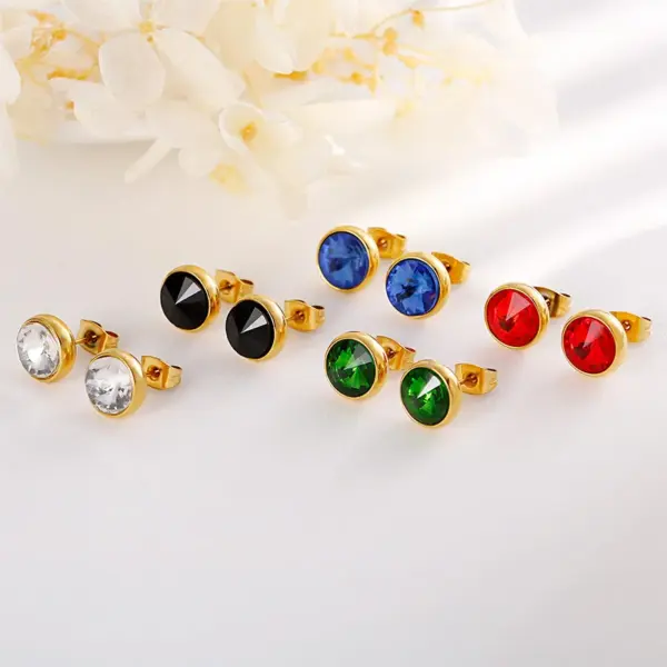 Wholesale PVD Coated 18K Gold Plated Titanium Steel Waterproof Non Tarnish