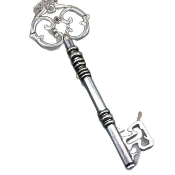 Wholesale Cross-border hot new fashion simple gothic retro punk pattern key necklace pendant