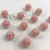 oly-4d5e53d65d49ef06c4983174d0703bac Wholesale Ya Leduo 20MM Sequin Ball Acrylic Beads Straight Hole Sequin Head Rope Keychain Decorative Aessories Handmade Jewelry Beads