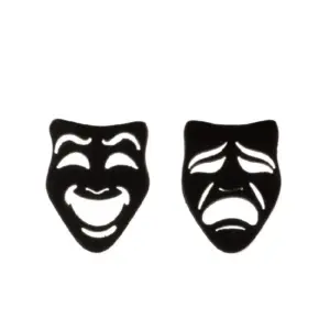 Crying Smiling Face / Black
