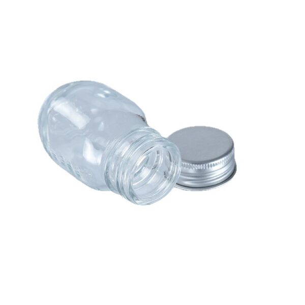 Wholesale Factory spot supply Crystal White Material 30mL graduated glass bottle medicine paste special bottle