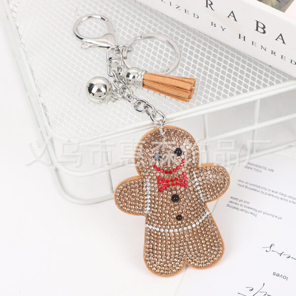 Wholesale Diamond studded cartoon keychain